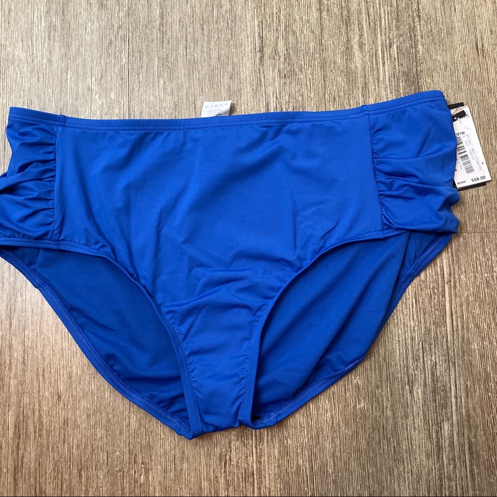Reaction Kenneth Cole Blue Bottom Bikini Swimwear